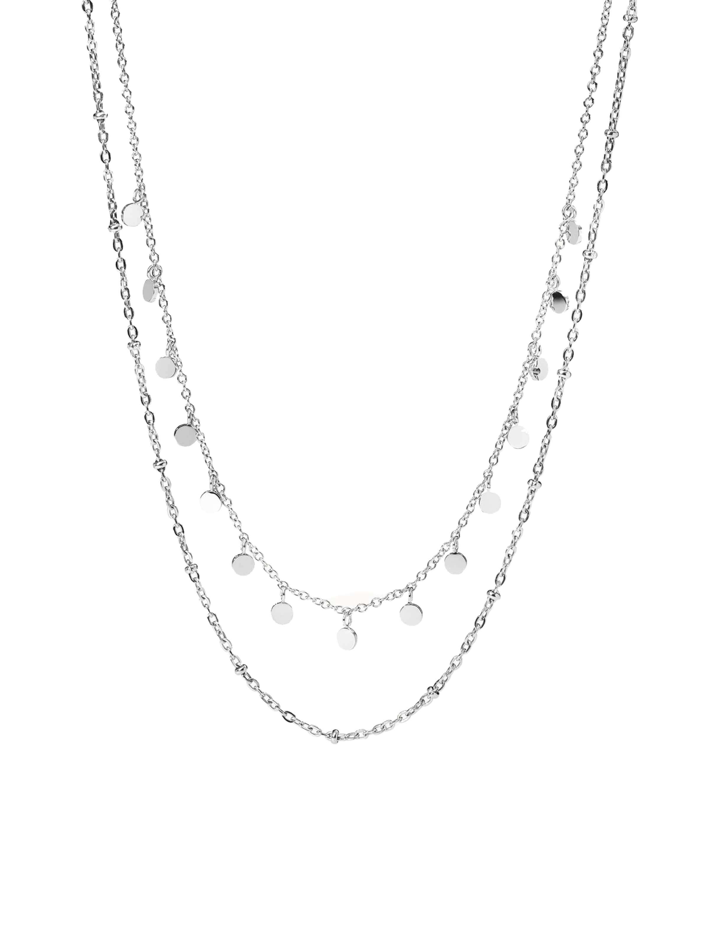 PURELEI - Cadena 'Plain' en plata: frente