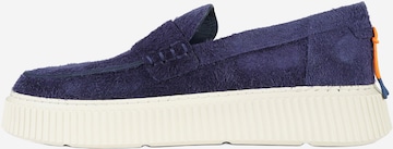 Baskets basses Barracuda en bleu : devant