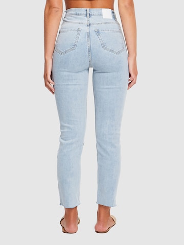 The Fated Regular Jeans 'PIA' in Blauw: terug