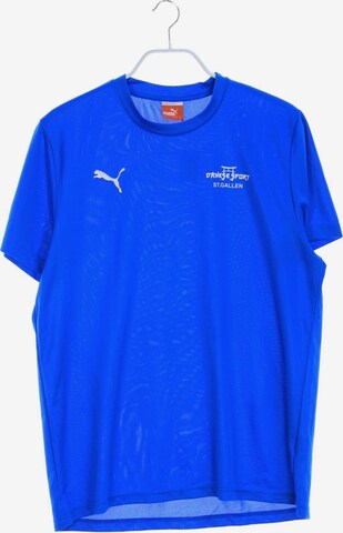 PUMA T-Shirt L in Blau: predná strana