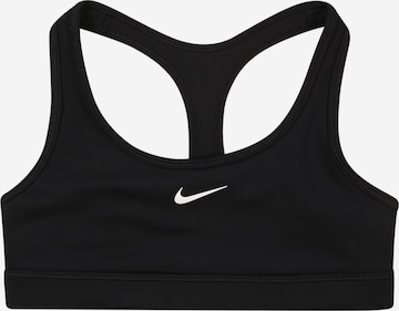 NIKE Спортивное белье 'Swoosh' в Черный: спереди
