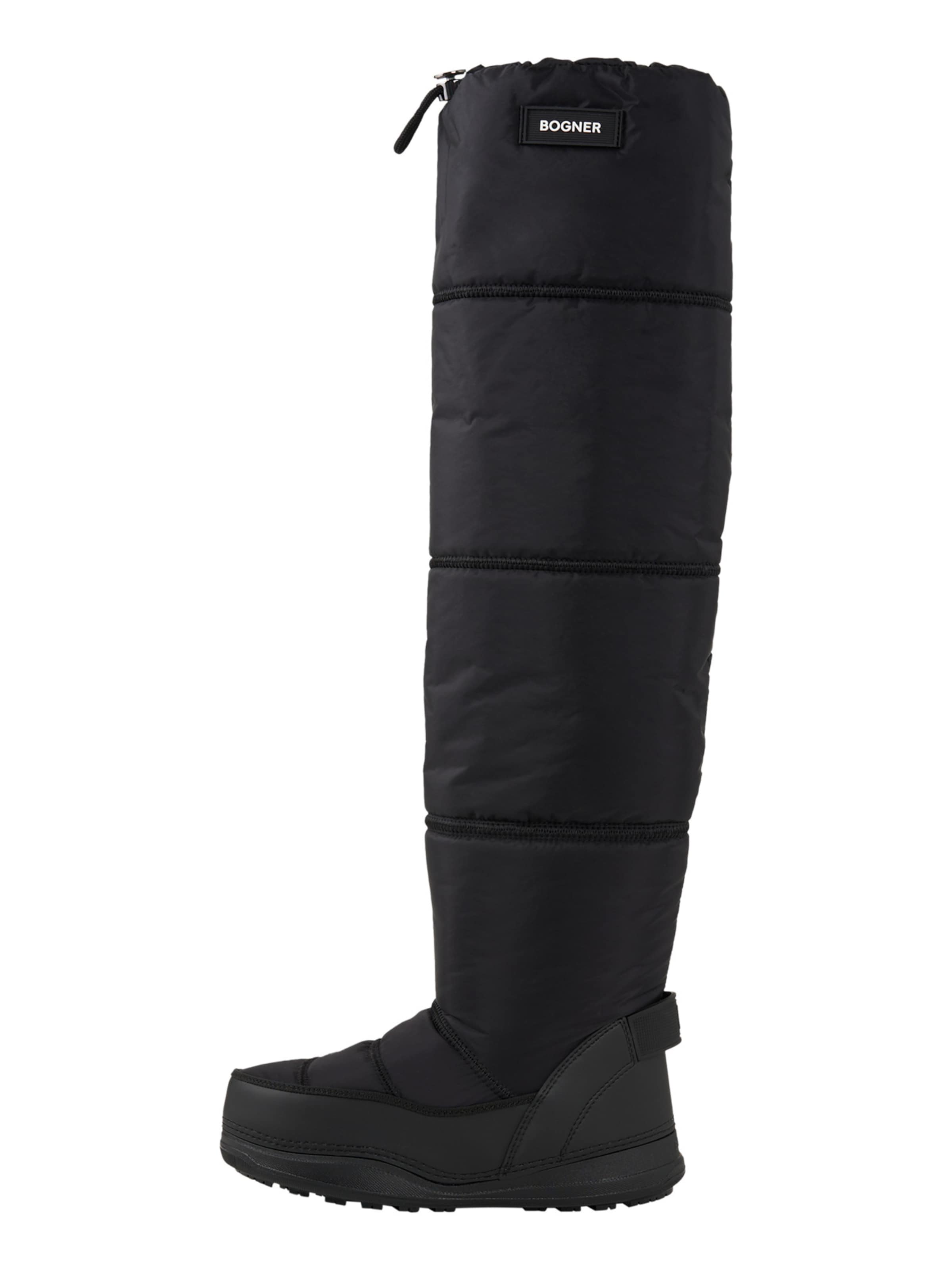 BOGNER Snowboots 'La Plagne' in Schwarz: Vorderseite