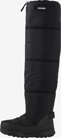 BOGNER Snowboots 'La Plagne' in Schwarz: Vorderseite