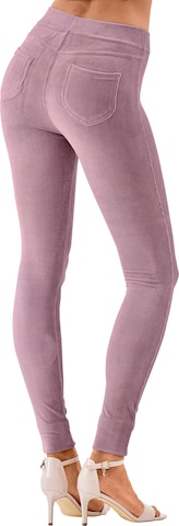 Skinny Leggings de la LASCANA pe roz
