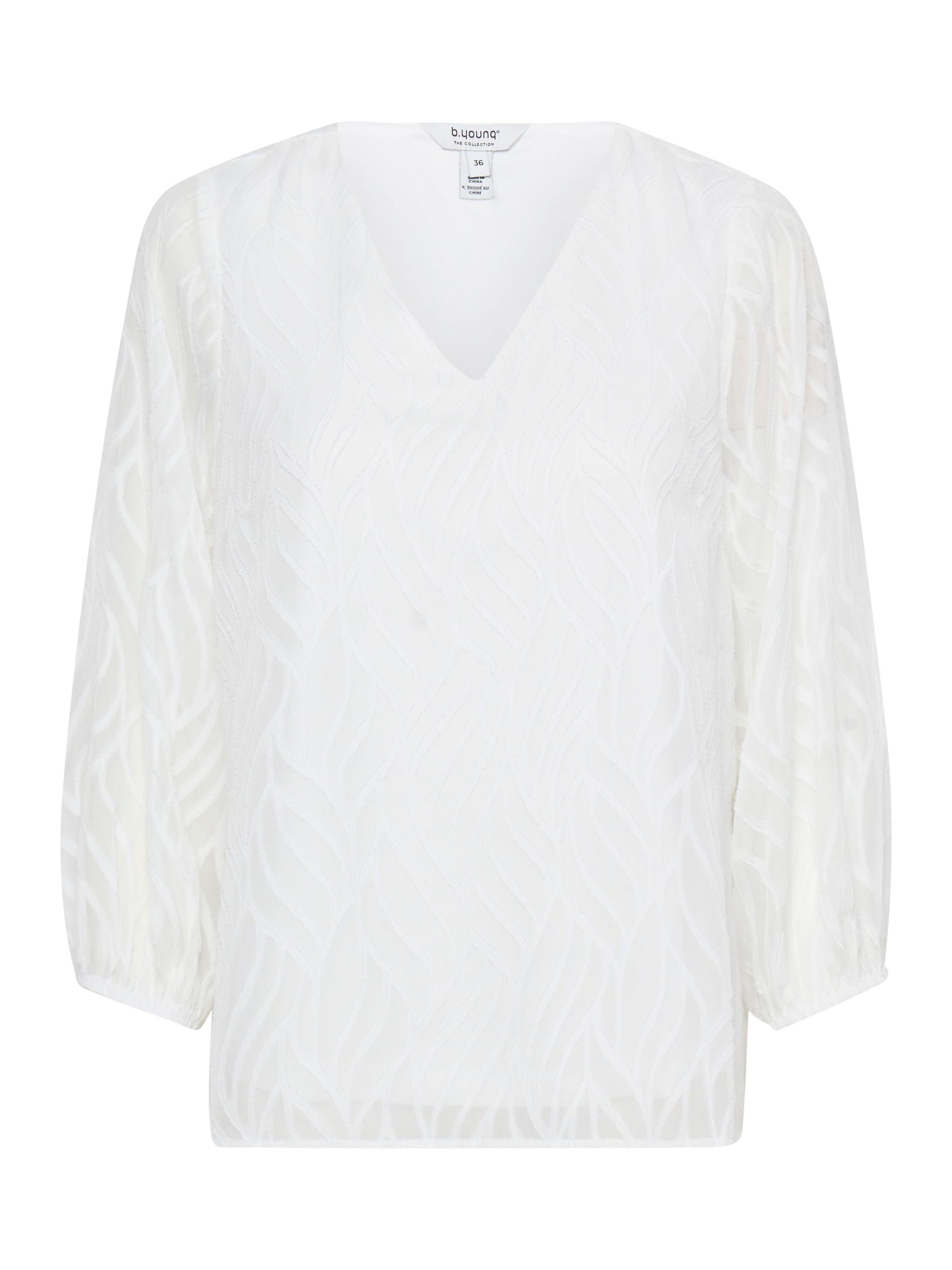 Chemisier 'Frikke' b.young en blanc : devant