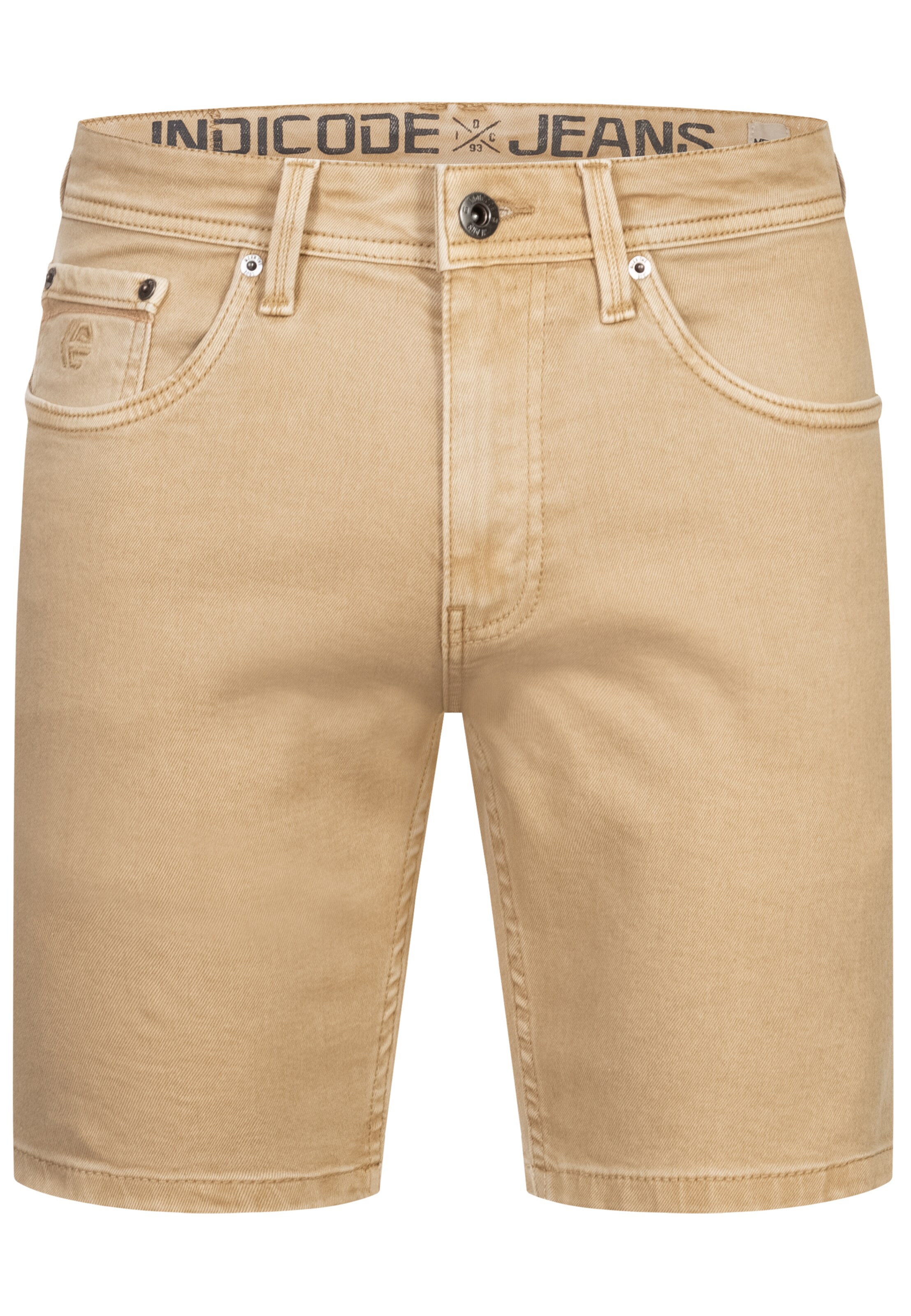 INDICODE JEANS Jeans 'Symon' in Beige: front