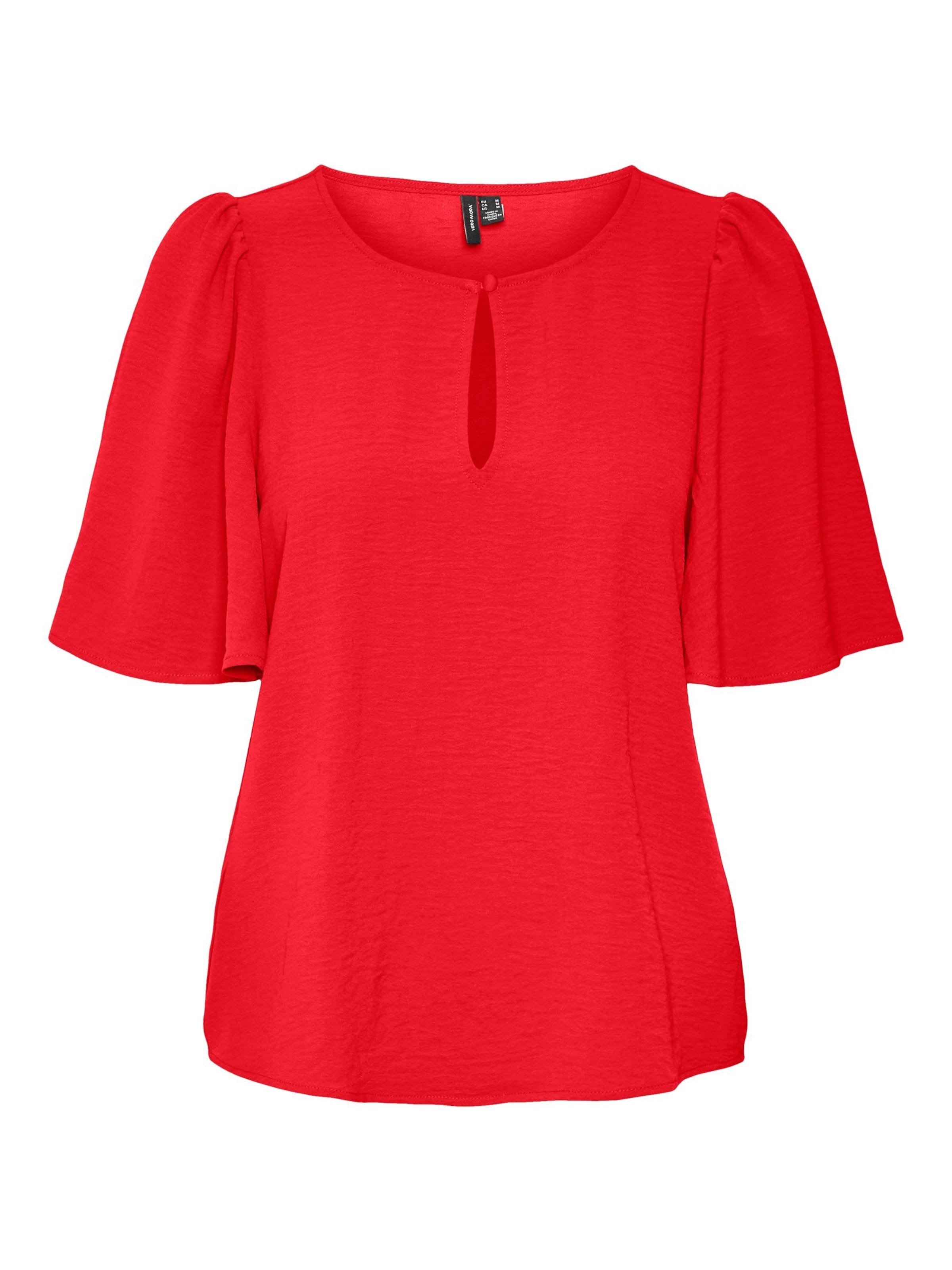 VERO MODA Bluse 'VMAlva' in Rot: Vorderseite