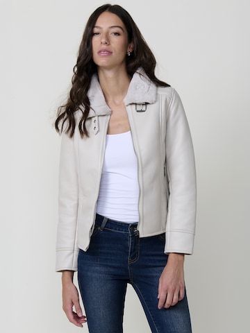 Veste mi-saison KOROSHI en blanc