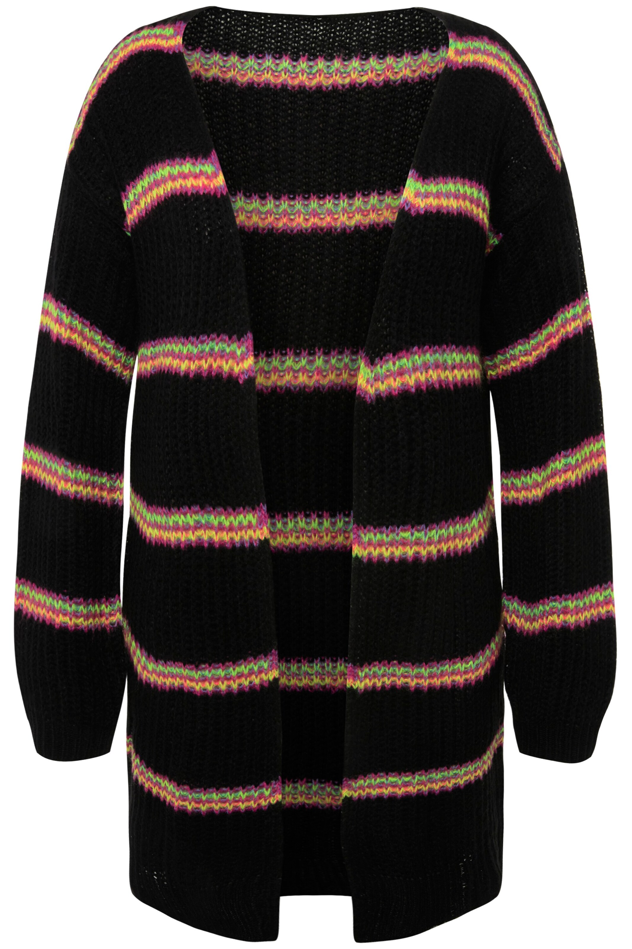 MIAMODA Strickjacke in Schwarz: Vorderseite