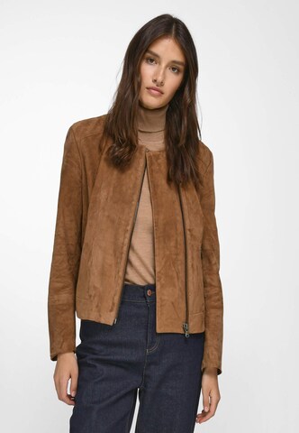 St. Emile Between-Season Jacket in Brown: front