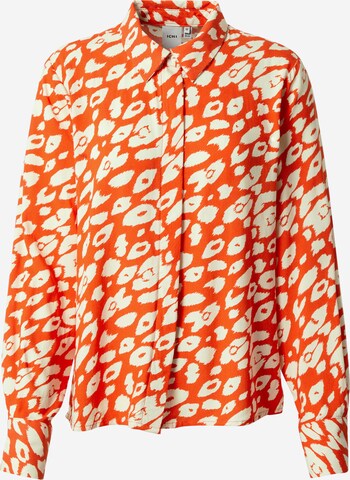 ICHI Blouse 'IHAVALI' in Oranje: voorkant