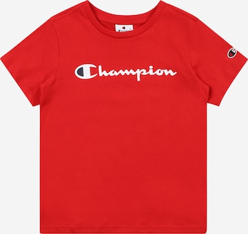 Champion Authentic Athletic Apparel T-Shirt in Rot: Vorderseite