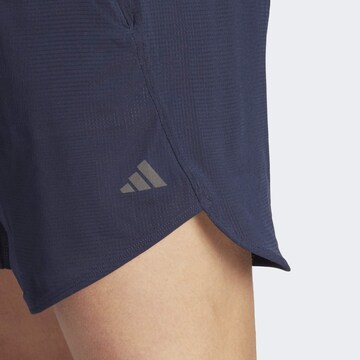 ADIDAS PERFORMANCE Regular Sportbroek ' Designed for Training HIIT Training Shorts ' in Blauw