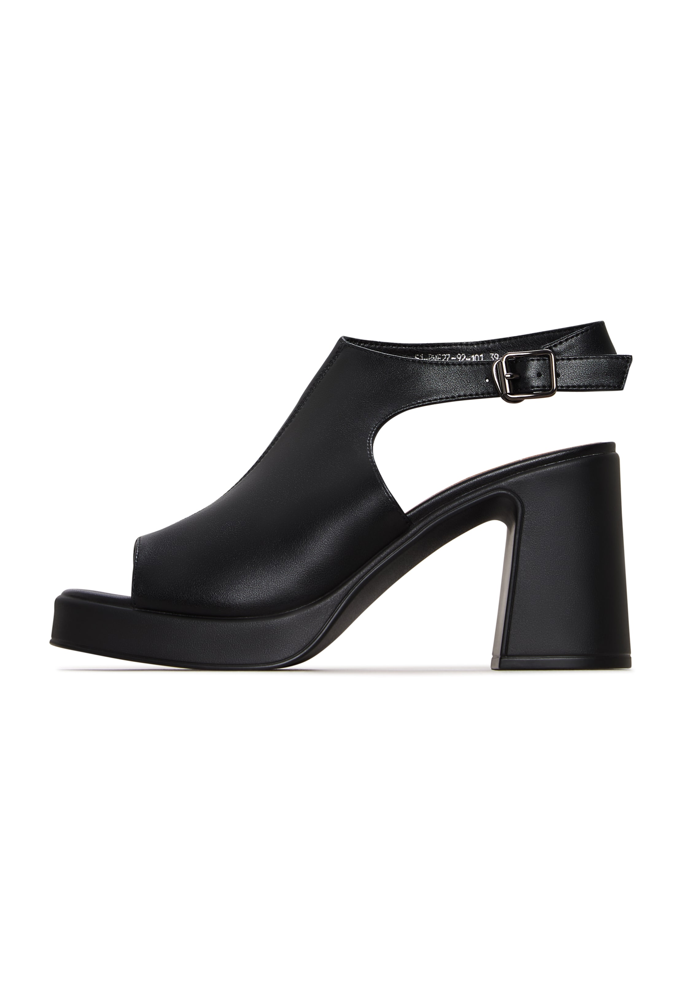 CESARE GASPARI Slingpumps in Schwarz: Vorderseite