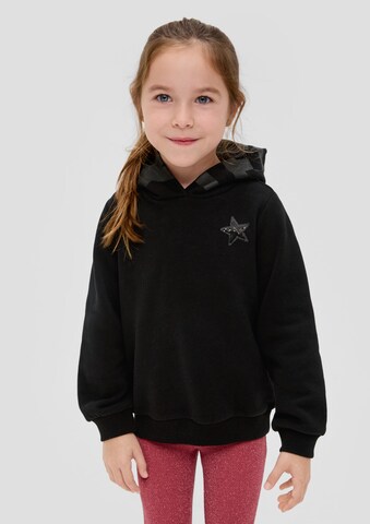 s.Oliver Sweatshirt in Black: front