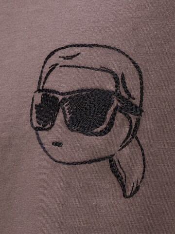 Tricou de la Karl Lagerfeld pe mov