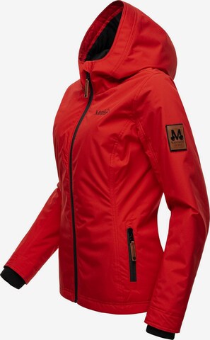 MARIKOO - Chaqueta de entretiempo 'Brombeere' en rojo