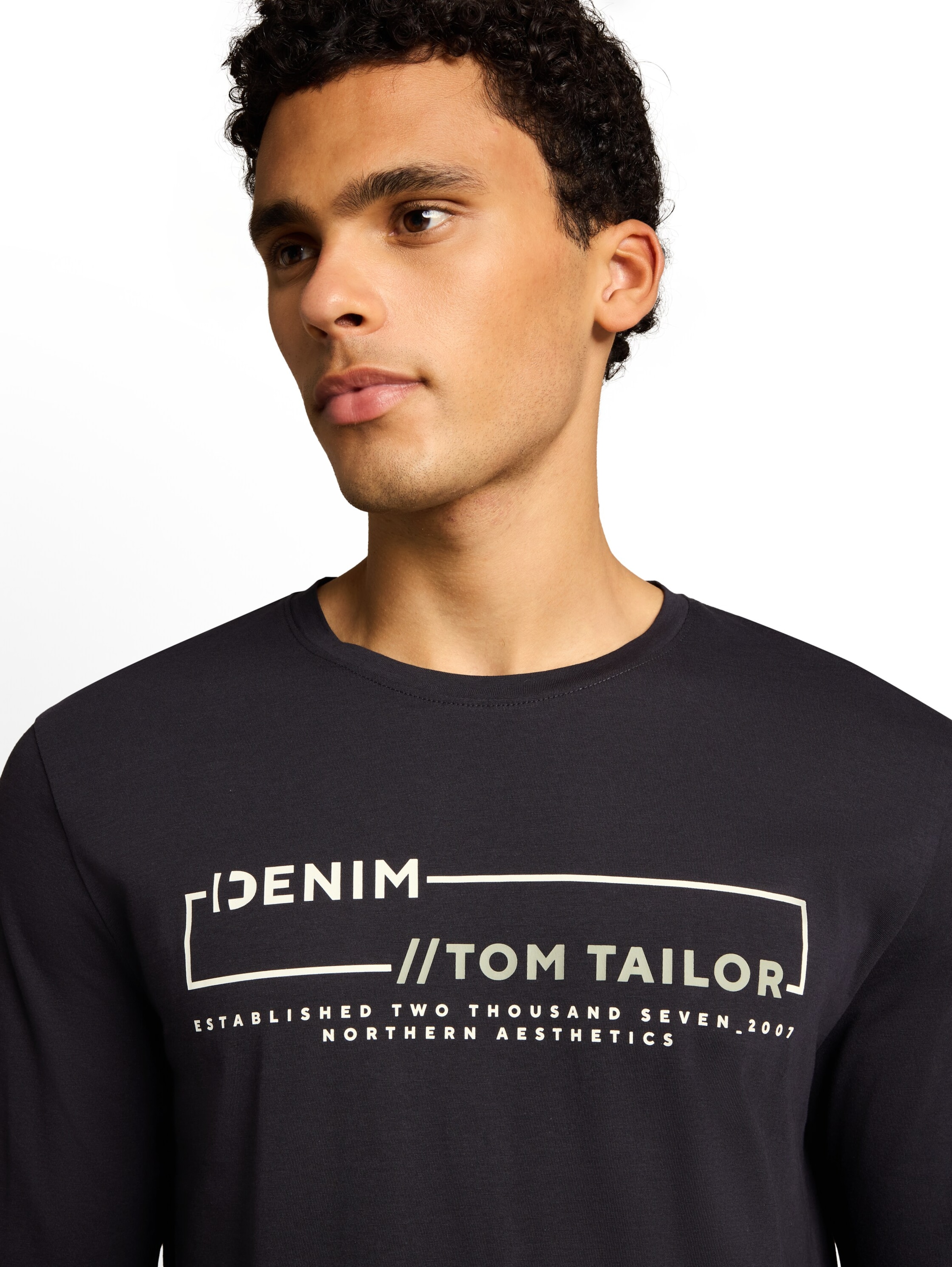 TOM TAILOR DENIM - Camiseta en gris