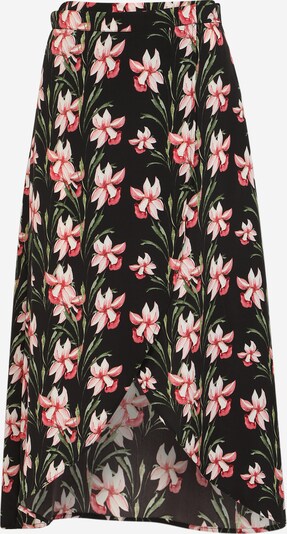 Vila Tall Rock 'CAMILLA' in hellgrün / pink / rosa / schwarz / weiß, Produktansicht