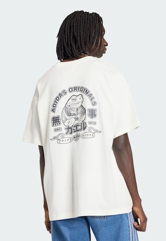 ADIDAS ORIGINALS - Camiseta 'Japan Forg Grafik' en blanco: frente