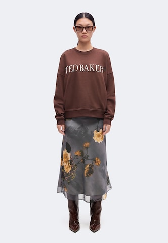 Ted Baker Sweatshirt 'MEEIAA' i brun: framsida