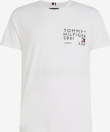 TOMMY HILFIGER Koszulka w kolorze biały: przód