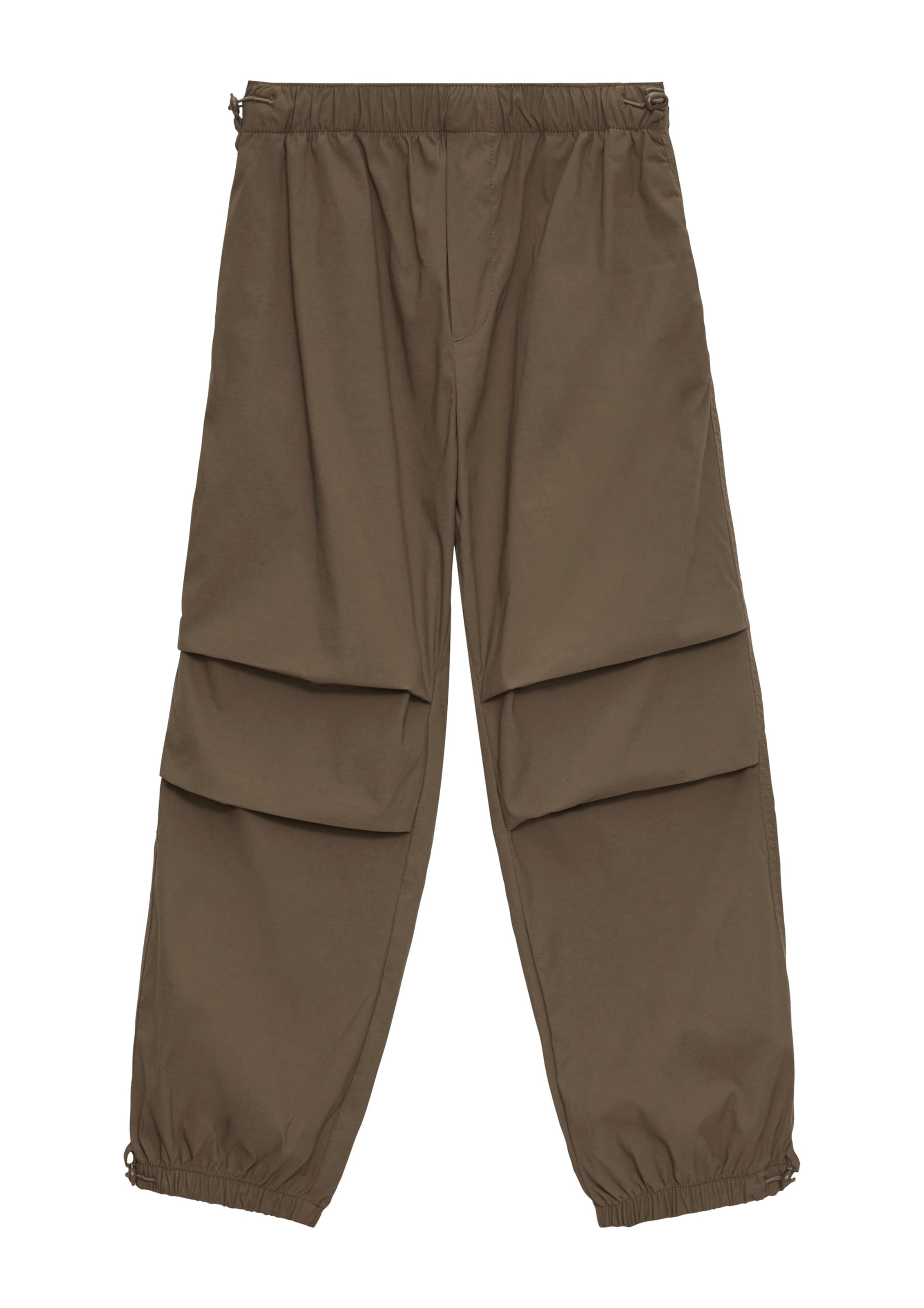 s.Oliver Wide Leg Hose in Braun: Vorderseite
