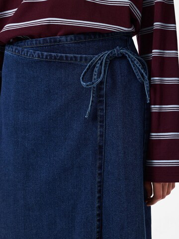 Gonna 'PCFlora' di PIECES in blu