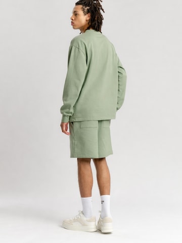 Mansour Shirt 'Paris College Longsleeve' in Groen