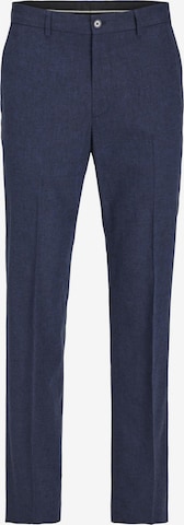 Jack & Jones Plus Pleat-front trousers in Blue: front