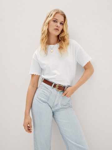 MANGO Shirts 'JASMINE' i hvid: forside