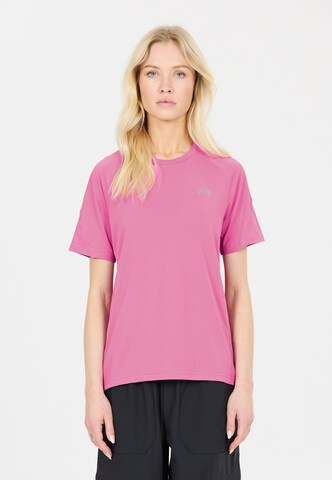 SOS Performance shirt 'Pillar' in Pink: front