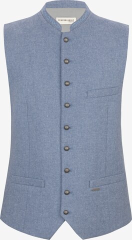 STOCKERPOINT Klederdracht gilet in Blauw: voorkant