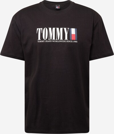 Tommy Jeans Тениска в нейви синьо / червено / черно / бяло, Преглед на продукта
