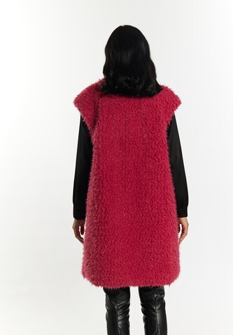 Gilet faina en rouge