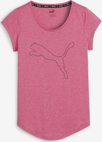 T-shirt fonctionnel PUMA en rose : devant