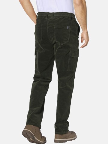 Jan Vanderstorm Loose fit Cargo trousers 'Saksmut' in Green