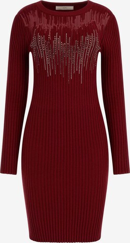 GUESS Knitted dress in Red: front