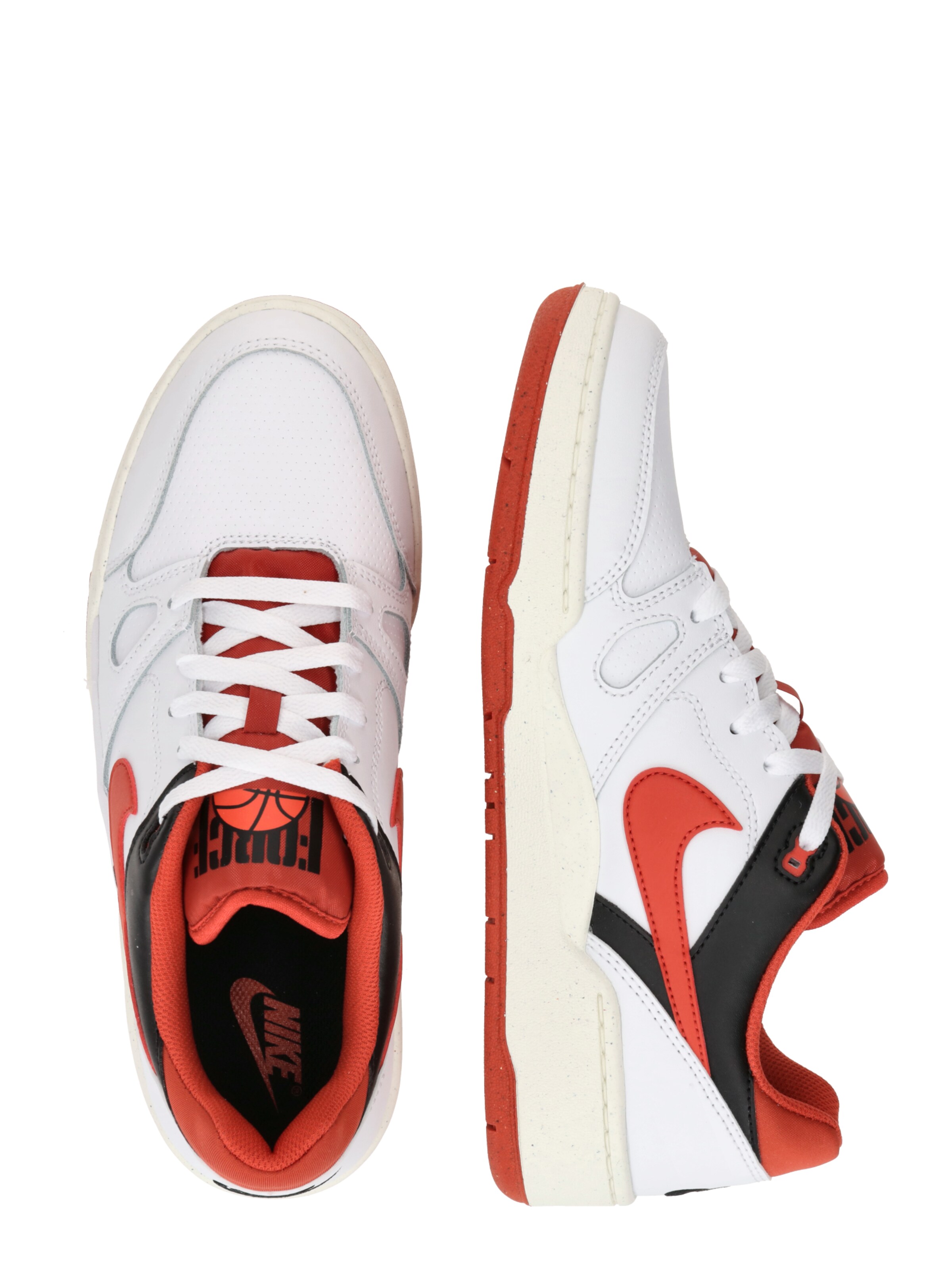 Baskets basses 'Full Force' Nike Sportswear en blanc