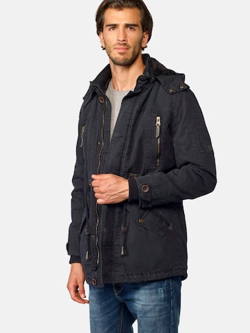 KOROSHI Between-seasons parka in Black