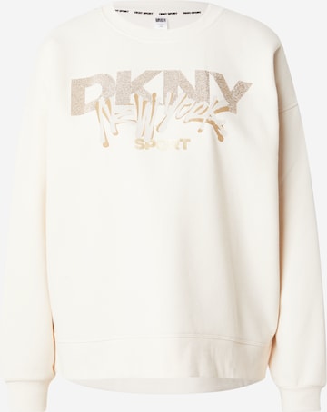 DKNY Performance Športová mikina - Béžová: predná strana