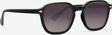 Maxte Sunglasses 'Modern Wayfarer' in Black: front