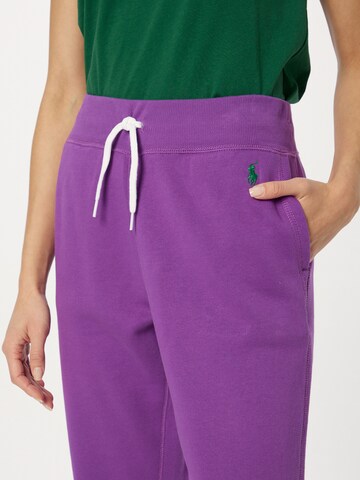 Effilé Pantalon Polo Ralph Lauren en violet