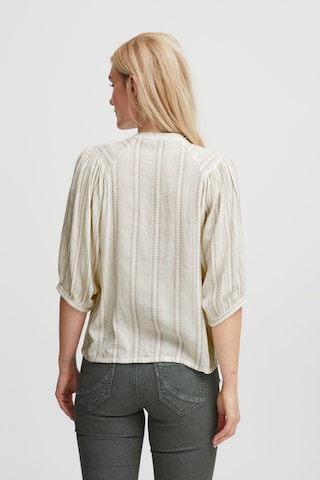 PULZ Jeans Blouse 'Laila' in Beige