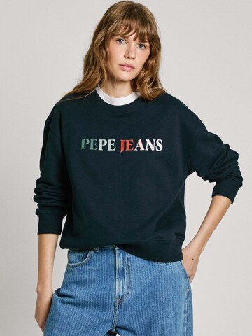 Felpa 'Reagan' di Pepe Jeans in blu: frontale