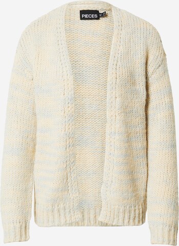 Cardigan 'NANNA' PIECES en beige : devant