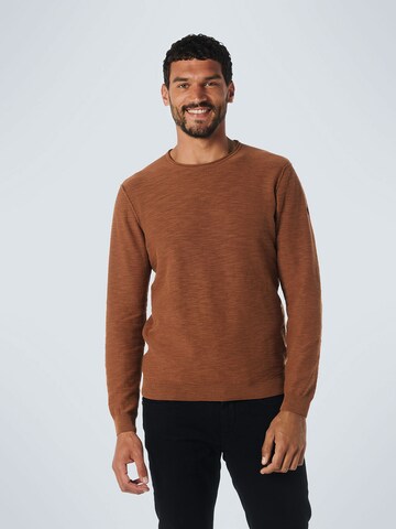 Pull-over No Excess en marron : devant