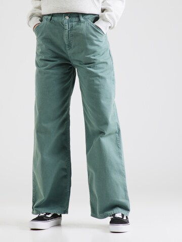 Wide leg Jeans 'Jens' di Carhartt WIP in verde: frontale