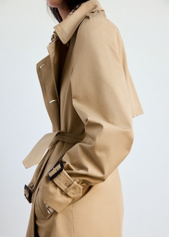 MANGO Tussenmantel 'POLANA' in Beige