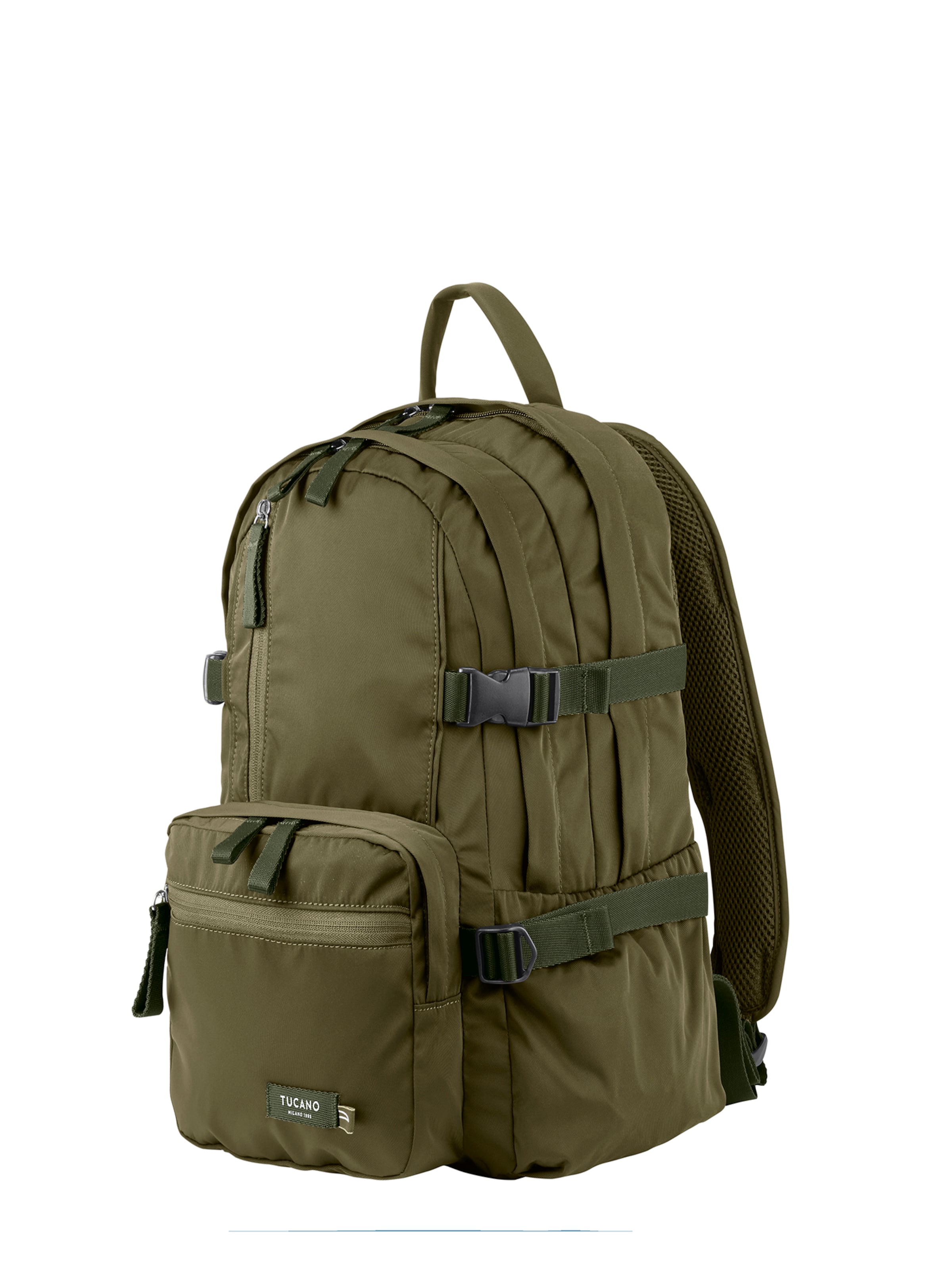 Zaino 'Zaino Unisex Tucano con Zip - 30x42,5x17,5 cm' di TUCANO in verde
